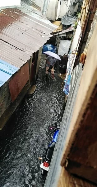 Flooding in Barangay Carreta, Cebu City, October 23rd