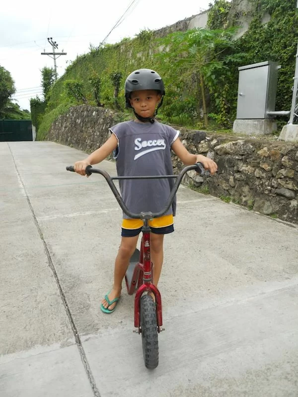 Riding a Scooter at CSC